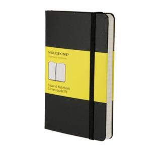 Moleskine Pocket Squared Hardcover Notebook
